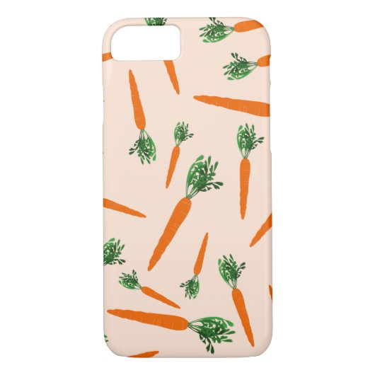 Oranje wortelpatroon Case-Mate iPhone case (Achterkant)