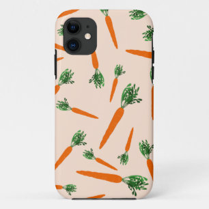 Oranje wortelpatroon Case-Mate iPhone case