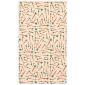 Oranje wortelpatroon tafelkleed (Voorkant)