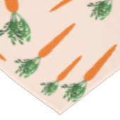 Oranje wortelpatroon tafelkleed (Gekanteld)