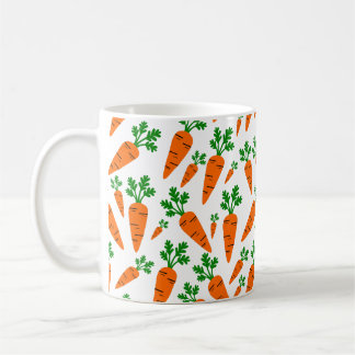 Oranje wortels koffiemok
