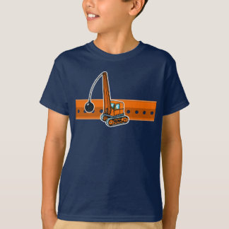Oranje wreckbal t-shirt