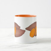 Oranje Yam Bked Sweet Potato Cooking Foodie Chef Mok (Midden)