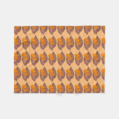 Oranje Yam Sweet Potato Potato Foodie Cuisine Fleece Deken (Voorkant (Horizontaal))