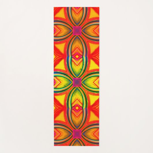 Oranje Yogamat (Voorkant)