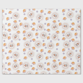 Oranje-you-listening wrapping paper cadeaupapier