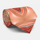 Oranje zand stropdas (Opgerold)