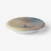 Oranje Zandvis en  Surf Papieren Kommen (Gebogen)