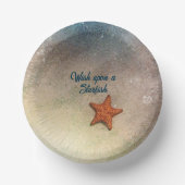 Oranje Zandvis en  Surf Papieren Kommen (Voorkant)