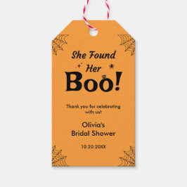 Oranje Ze Heeft Haar Boo Halloween Bruidsdouche  Cadeaulabel