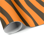 Oranje Zebra - Dierenpringspatroon Cadeaupapier (Rol Hoek)