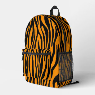 Oranje zebraprint van Princeton Bedrukte Rugzak