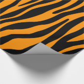 Oranje zebraprint van Princeton Cadeaupapier (Hoek)