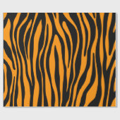 Oranje zebraprint van Princeton Cadeaupapier (Vlak)