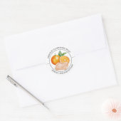 Oranje zeep label (Envelop)