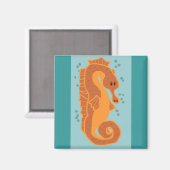 Oranje zeepaardmagneet magneet (Voorkant / Achterkant)