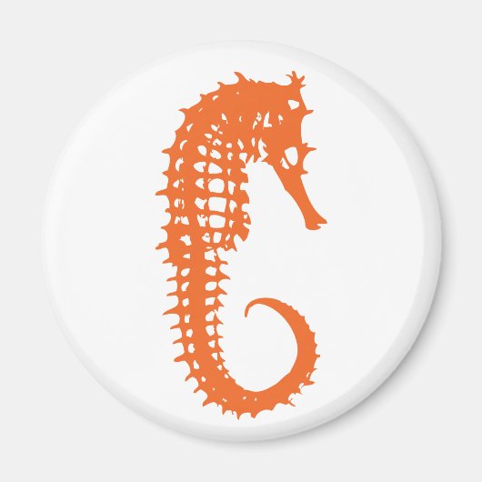 Oranje zeepaardmagneet magneet (Voorkant)
