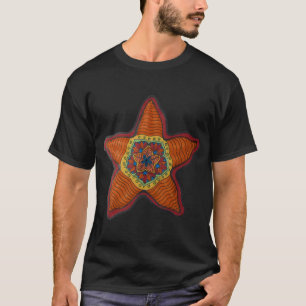 oranje zeester t-shirt