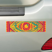 Oranje Zest zigeuners Bumpersticker (Op auto)