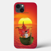 Oranje zicht Case-Mate iPhone case (Achterkant)
