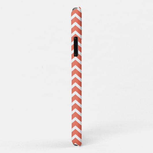 Oranje Zig Zag Chevrons Pattern Case-Mate iPhone Case (Achterkant/rechts)