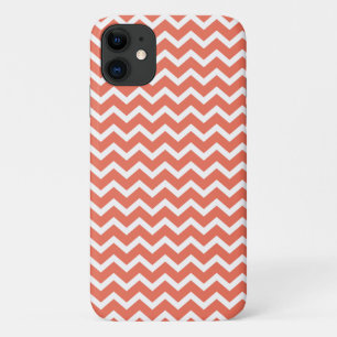 Oranje Zig Zag Chevrons Pattern iPhone 11 Hoesje