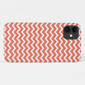 Oranje Zig Zag Chevrons Pattern Case-Mate iPhone Case (Achterkant (horizontaal))