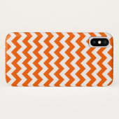 Oranje Zig Zag Pattern Case-Mate iPhone Case (Achterkant (horizontaal))