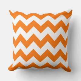 Oranje Zig Zag Striped Pillow Kussen