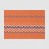 Oranje Zigzag Tissuepapier (Voorkant)