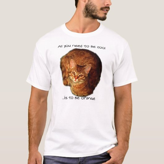 oranje zijn t-shirt (Voorkant)