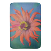 Oranje Zinnia Badmat (Voorkant Verticaal)