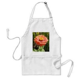 Oranje Zinnia Bloem Schort