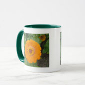 Oranje Zinnia Mok (Voorkant links)