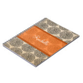 Oranje  Zinnia-Notitieboek Notitieboek (Linkerzijde)