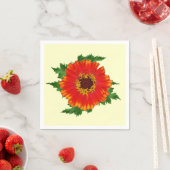 Oranje Zinnia Servet (Insitu)