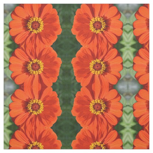 Oranje zinnia stof (Swatch)