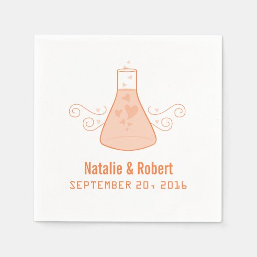 Oranje zoet chemiepapier, luiers servetten (Voorkant)