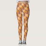 Oranje zoete aardappel Yam Koking Foodie Leggings<br><div class="desc">Leggings hebben een originele markeringsillustratie van een heerlijk yam of een zoete aardappel die op een bleke oranje achtergrond wordt afgedrukt. Ideaal voor je favoriete foodie!</div>