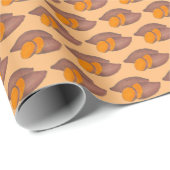 Oranje zoete aardappelen Yam Potato Vegetable Vegg Cadeaupapier (Rol Hoek)