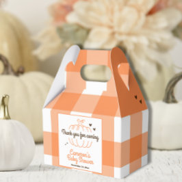 Oranje Zoete Kleine Pompoen Baby Shower Feest Bedankdoosjes