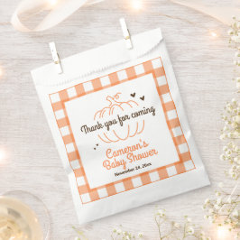 Oranje Zoete Kleine Pompoen Baby Shower Feest Bedankzakje