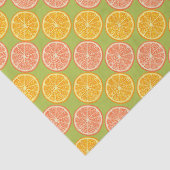 Oranje Zomer Groen Tissuepapier (Detail)