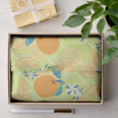 Oranje Zomer Groen Tissuepapier (Geschenk)