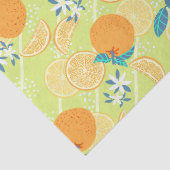 Oranje Zomer Groen Tissuepapier (Detail)
