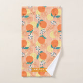 Oranje zomer Sinaasappel Bad Handdoek (Handdoek)