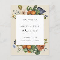 Oranje Zomerbloemen Botanische Boho Bewaar de Datu