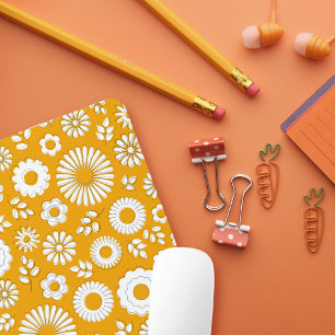 Oranje zomerbloemen muismat