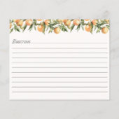 Oranje zomerfruit personaliseren familie recept Ka (Achterkant)