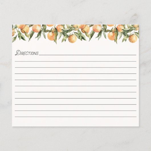 Oranje zomerfruit personaliseren familie recept Ka (Achterkant)